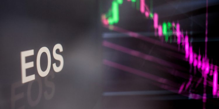 EOS giao dịch trong sắc xanh, tăng 10.20%